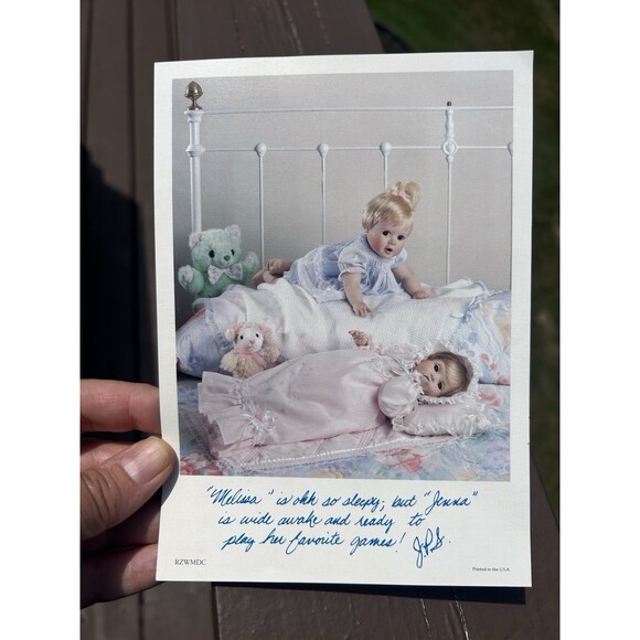 "MELISSA" By Beverly Parker - Hamilton CO. 20" Porcelain BABY Doll New - Picture 11 of 15